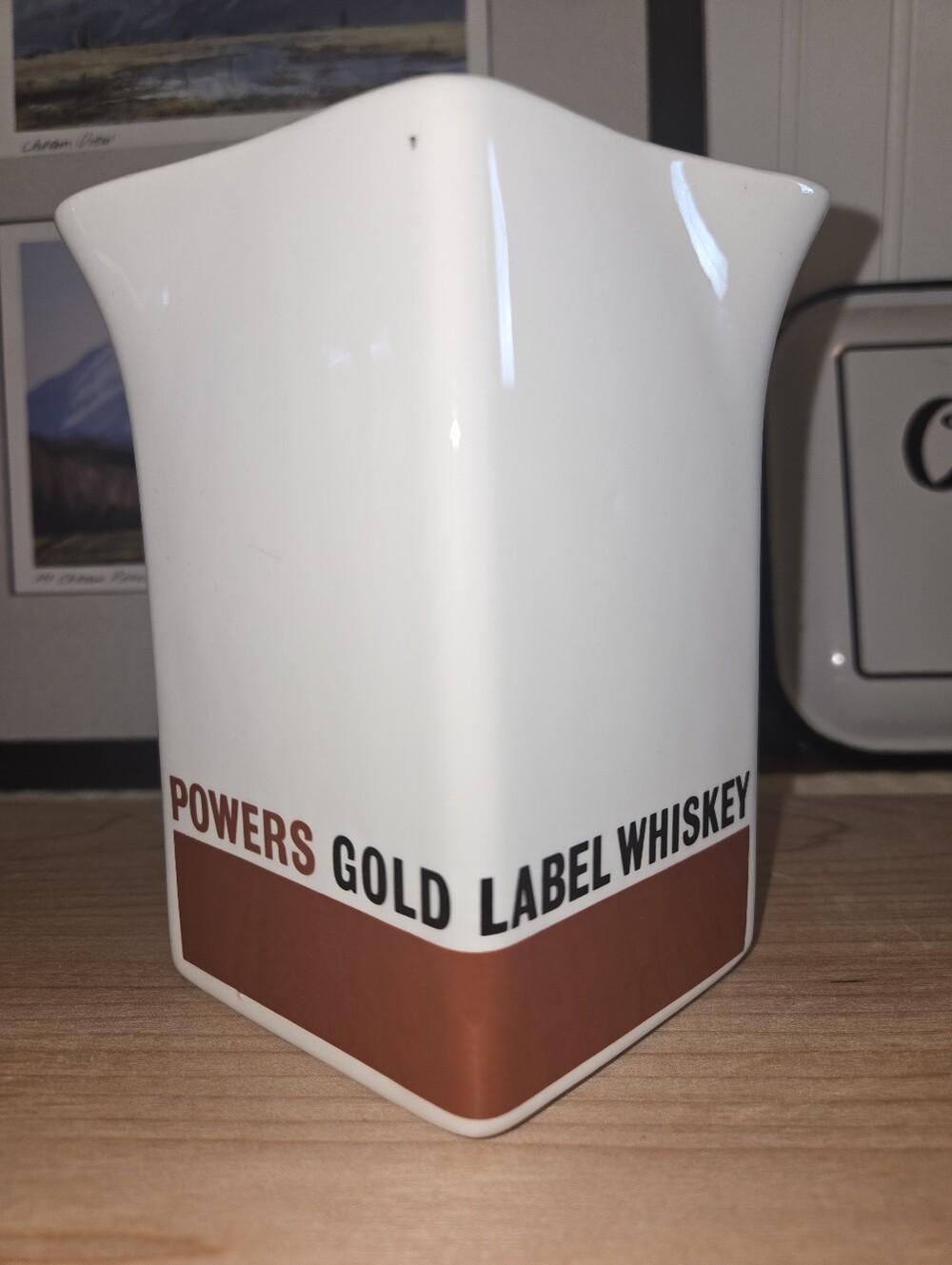 Powers Gold Label Whiskey Water Pitcher